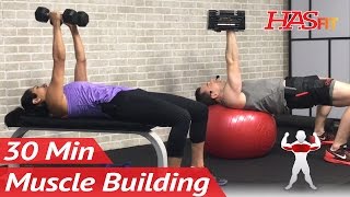 30 Min Chest and Tricep Workout to BUILD MUSCLE Muscle Building Workouts Chest Triceps Bodybuilding [upl. by Esile370]