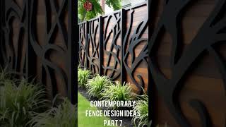 Contemporary Fence Design Ideas Part 7 [upl. by Corissa]