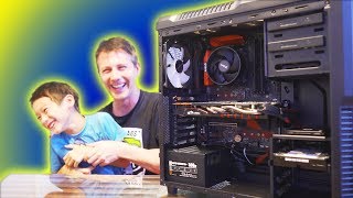 My 7 Year Old Son Built his FIRST Gaming PC [upl. by Inavoy]