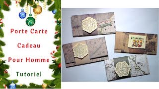 Comment faire des Porte Cartes Cadeaux pour Hommes  Tutoriel [upl. by Bean969]