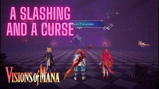 Visions Of Mana  A Slashing And A Curse  Side Quest Guide [upl. by Aicylla]