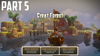 Oceanhorn Monster of Uncharted Seas  100 Walkthrough Part 5 PS4 – Great Forest [upl. by Ardene]