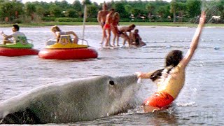 All the Best Scenes from Jaws 3D 🌀 4K [upl. by Dempstor779]