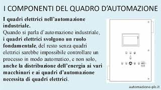 I componenti del quadro dautomazione industriale PREVIEW [upl. by Rori]