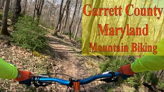 Mountain biking in Herrington Manor State Park Maryland mtbtrails mtb seniorworkout exercise [upl. by Ellmyer840]