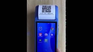 Android 60 pos terminal Loyverse app working thermal printer mobile pos machine [upl. by Liuqa791]