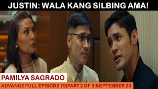 PAMILYA SAGRADOADVANCE FULL EPISODE 70PART 2 OF 3SEPTEMBER 202024 [upl. by Margarette666]