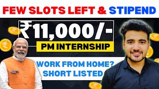 PM Internship Scheme 2024 Deadline Today  Selection Process Work From Home Stipend  PM Yojana [upl. by Acihsay]