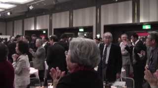 平成25年度長商同窓会懇親会 〆の万歳三唱の模様 20131101 213048 [upl. by Jorge]