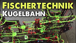 Große Fischertechnik Kugelbahn selbst gebaut [upl. by Robaina9]