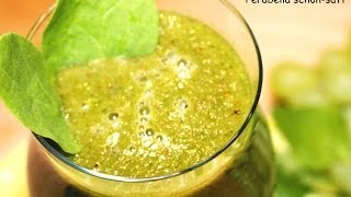 SpinatMelonenSmoothie mit und ohne Thermomix® zuzubereiten [upl. by Erdnaxela]