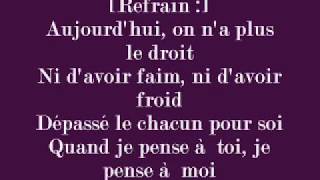 les restos du coeur chanson parole [upl. by Amees839]