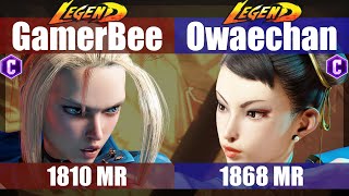 【スト6】GamerBee vs Owaechan キャミィ vs チュンリー春麗 SF6 GamerBee vs Owaechan Cammy vs Chun li [upl. by Lorrimer929]