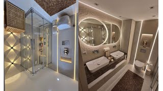 The Most Beautiful Shower Cubicle Bathroom Attached Modern Toilet amp Beautiful Vanity Design [upl. by Natsuj434]