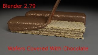 Wafer Biscuits Covered With Chocolate [upl. by Hennessey]