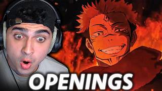 Non JJK Fan Reacts To Jujutsu Kaisen Openings [upl. by Saire]