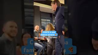 ANTONIO CONTE a cena in una famosa pizzeria 🍕💙 L’avete riconosciuta📍 [upl. by Adnarrim]