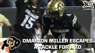 Omarion Miller Escapes a Tackle for a 58Yard TD [upl. by Annovoj]