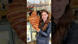 THE WORLDS BIGGEST CROISSANT IN LONDON viralshorts croissant bakery londonbakery shortsviral [upl. by Valene651]