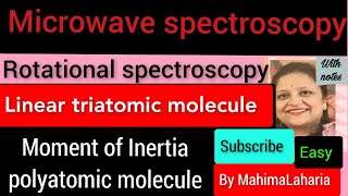 Linear RotorsPolyatomic Linear triatomic molecule Rotational Energy ampmoment of inertia OCSMscBsc [upl. by Sascha]