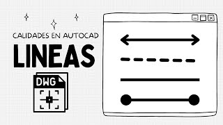 Calidades de linea en AutoCAD [upl. by Cullen]