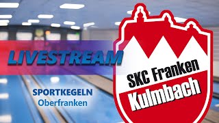 Sportkegeln Oberfranken  SKC Franken Kulmbach G1  SKC Blau Weiss Zaubach G1 LIVE [upl. by Mcneely269]