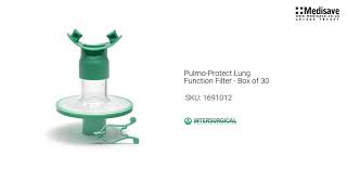 Pulmo Protect Lung Function Filter Box of 30 1691012 1920x1080 [upl. by Shornick]