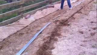 Installing Landscape Edging for Landscaping Installation [upl. by Auerbach485]