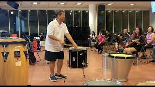 How To Play Syncopated Rhythm for Surdo Drums [upl. by Fortna886]