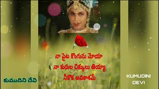 MERISETI PUVVA TELUGU LYRICS  మెరిసేటి పువ్వా తెలుగు లిరిక్స్ [upl. by Ultima]