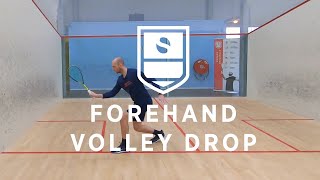 Squash Tips amp Tricks Forehand volley drop [upl. by Kidd492]