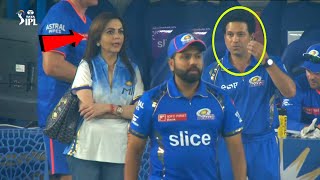 Sachin Tendulkar got shocked when Rohit Sharma refused to talk with Nita Ambani after MI vs GT IPL [upl. by Llerred]