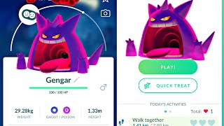 Gigantamax Gengar as Your Buddy Pokemon Go  Lets try [upl. by Imalda]