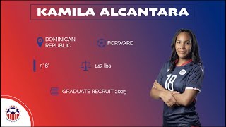 University Soccer Kamila Alcantara 🇩🇴⚽  Midfielder  Fall 25 [upl. by Adigun]