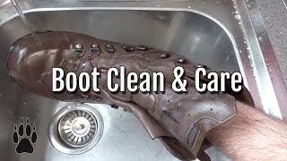 How To Care for Leather Boots  ExSergeant Instructors Advice [upl. by Aivekal869]