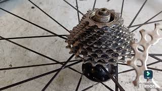 10 speed Cassette spacer hack [upl. by Meenen]