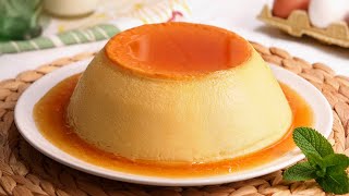 Flan de Huevo Casero muy Fácil y Delicioso con solo 3 Ingredientes [upl. by Chace]