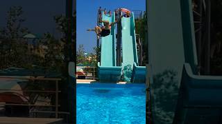 🇹🇷 Sliding into Fun at Dolusu Aquapark 🌊 aquaparkfun dolusuaquapark waterslides [upl. by Knah805]