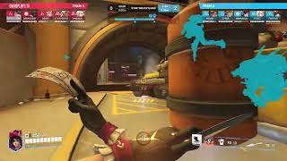 Dps hating on mercy rather than playing the game that they by FINSTAR — Overwatch 2 Replay 6AJJAF [upl. by Sudnor]