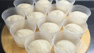 How to make and freeze the pizza dough [upl. by Buchalter]