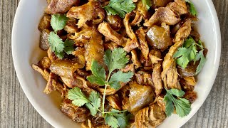 Vegan Carnitas with Cueritos Texture  Washed Flour Method  Seitan [upl. by Enialed902]