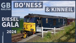 Boness and Kinneil Railway Spring Diesel Gala 2024  25052024 [upl. by Erdah]