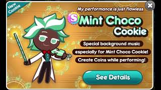 Cookie Run for Kakao  Mint Choco Cookie Rainbow Rush Bonustime  Super Bonustime Theme [upl. by Jamie508]