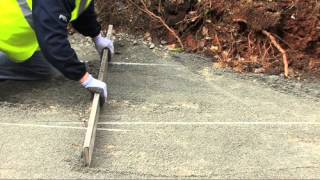 How to Install Belgard Pavers Step 6  Screening amp Bedding Sand for Pavers [upl. by Lavoie]