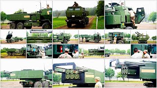 US Army Soldiers Load HIMARS Rockets in Japan  Orient Shield 24 [upl. by Durno143]