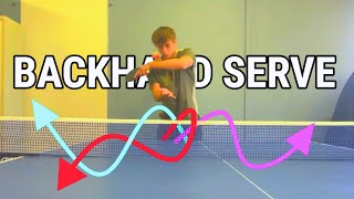 Maximum SPIN Beginner Backhand Serve Tutorial [upl. by Harsho286]