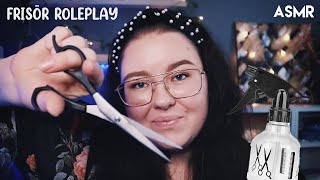 ASMR ✂️ Frisör Roleplay klippning och styling ✨ [upl. by Dyun]