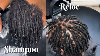 How I keep the parts straight for locs  Shampoo and reloc [upl. by Welford413]