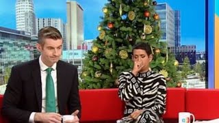 BBC Breakfast star forced to cover for Naga Munchetty after health issue [upl. by Nerok]