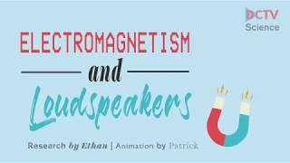 DCTV Science  How a Loudspeaker Works by Electromagnetism [upl. by Eimilb]